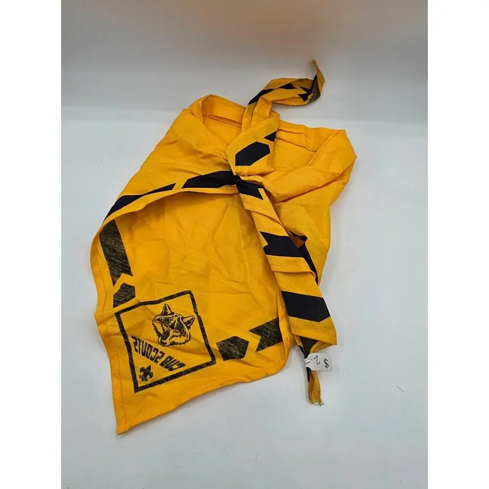 Cub Scouts Wolf Yellow Neckerchief BSA Boy Scouts of America